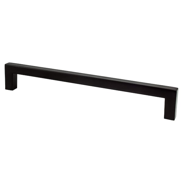 Berenson Contemporary Advantage One 192mm CC Matte Black Square Pull